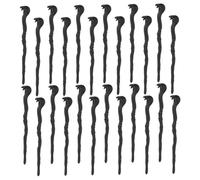 SOLUSTRE 48 Pezzi Miniature Snake Head Cane Staff Halloween Wizard Prop Egyptian Snake Walking Stick For DIY Craft Cosplay And Party Decorations