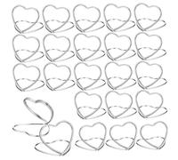 SOLUSTRE 48 Pezzi Portafoto Forma Supporti per Segnaposto e Memo Espositori per da Carbonio Eleganti e Resistenti per Matrimonio Festa