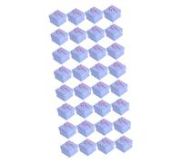 SOLUSTRE 48 Pz Scatola di gioielli collana anello viola scatoline box dolci scatole regalo per regali astuccio regalo per gioielli porta gioielli con coperchio cartone Portaoggetti 4x Carta