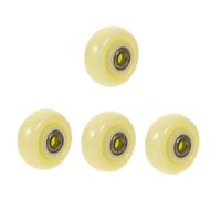 SOLUSTRE 4pezzi Ruote Direzionali Silenziose Per Carrelli e Trolley Cuscinetti Sfera Per Uso Industriale Resistente All Usura Per Spazi Ristretti