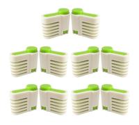 SOLUSTRE 5 Paia Affettatrice per Torte e Toast, Tagliatorta Regolabile a 5 Strati, Plastica Verde, per Pane e Toast, Cucina, Facile da Riporre