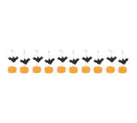 SOLUSTRE 5 Paia Orecchini di Halloween a Forma di Zucca e Pipistrello in Argilla e Rame, Accessori Creativi e Appariscenti per Decorazione Quotidiana e Feste