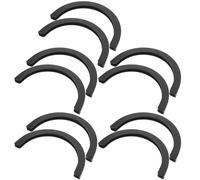 SOLUSTRE 5 Paia Striscia Protettiva per Skateboard in Plastica Nera a Forma di U, Resistente all'Usura e Anti-collisione, per Longboard e Skateboard