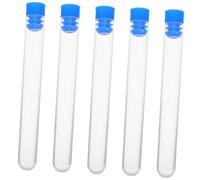 SOLUSTRE 5 Pezzi Tubetti in Plastica Trasparente per Cucito Contenitori per Ago da Cucire Organizer per Filo e Accessori Custodia Trasparente per Cucito Te Ampio Spazio per Diversi Tipi di