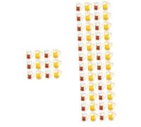 SOLUSTRE 5 Set Adorabili Mini Boccali Di Birra Stein Mini Cose Giocattoli In Miniatura Arredamento Per La Casa Bevanda Casa Delle Bambole Crealo Mini Cibo Tazza Di Birra In 20 pezzi * 5