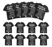 SOLUSTRE 50pezzi Schede Guida per Lavaggio degli Indumenti Etichette per Pulizia degli Indumenti Etichette per Camicie Schede Guida per Pulizia delle Camicie