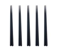 SOLUSTRE 5paia Bacchette Sushi Esagonali Antiscottatura Resistenti e Lavabili per Casa e Ristorante Design Ergonomico per Cucina Asiatica