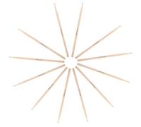 SOLUSTRE 6 Paia di Bacchette per Batteria 5a Durata e Rapida in Legno di Acero per Principianti, Perfette per All'aperto e Conservazione