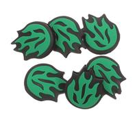 SOLUSTRE 6 Pezzi Ammortizzatore per Racchetta da Tennis in Silicone Verde, Smorzatore Vibrazioni a Forma, Leggero, per Migliorare Controllo e Comfort, per Racchetta da Tennis