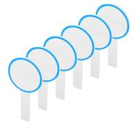 SOLUSTRE 6 pezzi Tabelloni Segnapunti Cancellabili Secco Blu Palette Voto Riutilizzabili per Giudici e Eventi Sportivi Lavagne Portatili Facili da Usare e Struttura Robusta