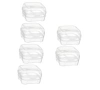 SOLUSTRE 6pezzi Portauova Portatile Per Per Frigorifero e Resistente Urti Per Trasporto