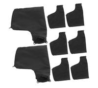 SOLUSTRE 8 Pezzi Sacchetto Raccoglipolvere per Troncatrice Tipo 255, Design Regolabile, Materiale Tessuto e Ferro, Facile Installazione per Troncatrice e Piallatrice
