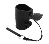 SOLUSTRE Adattatore Altoparlanti 40mm a 35mm in Plastica e Metallo, Collare di Compressione, Nero per Supporti da Palco e Subwoofer