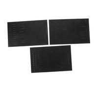 SOLUSTRE Adesivi Oscuranti LED Blocco Luce per Dispositivi Elettronici, Set 3 Fogli Pvc Neri, Protezione Occhi da Riverberi Intensi per Tv e Monitor