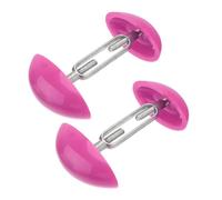 SOLUSTRE Allargatore per Allargare e Mantenere la Forma delle Scarpe Mini Regolabile per Scarpe in ABS e Alluminio Rosa, Leggero e Facile da Installare, 1 Paio