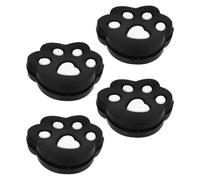 SOLUSTRE Ammortizzatori Assorbimento Shock in Silicone 4 Pezzi per Racchetta da Tennis Nero e Miglioramento della Consistenza per Partite di Tennis