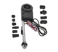 SOLUSTRE Antenna Elettrica Completamente Automatica Per Veicoli Motore Antenna Retrattile Am Fm Di Ricambio Per Autoveicoli in Gomma Plastica e Metallo Funzione Retrattile e Tecnologia Di r