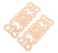 SOLUSTRE Applique Resistente e Leggero in Legno Intagliato 2 Classico per Decorazione Mobili per Arredamento Soggiorno