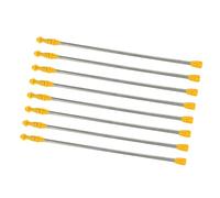 SOLUSTRE Asta di Prolunga Telescopica in Acciaio Inox per Spruzzatori da Giardino, Set 8 Pezzi, Asta Estensibile per Irrigazione Professionale e Irrorazione Alberi Alte