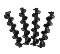 SOLUSTRE Asta Spirale di Ricambio per Fontana di Cioccolato in Plastica 4 Pezzi Struttura a Vite per Flusso Liscio di Cioccolato Compatibile Domestiche