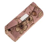 SOLUSTRE Astuccio Portarossetto Con Specchio in Pelle, Contenitore Portatile Per Rossetto e Lucidalabbra Compatto Con Chiusura a Pulsante, Organizer Da Viaggio Per Trucchi e Gioielli