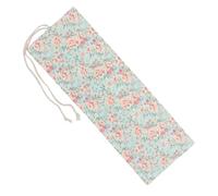 SOLUSTRE Astuccio Rotolo in Tela 48 Scomparti Robusto e Lavabile, Organizer Portamatite Etnico per Back To School Party e Protezione Matite da Rotture