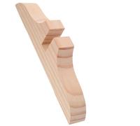 SOLUSTRE Base per Pannelli Divisori in Legno Khaki, Supporto Stabile per Schermi Divisori, per Camera da Letto e Ufficio, Funzionale per Privacy e Divisione Spazi