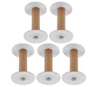 SOLUSTRE Bobine per Cucito Compatibili Diverse Macchine da Cucire in Carta e Plastica 5 Pezzi Avvolgitori Smontabili Design Semplice e Pratico per Progetti di Cucito