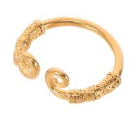 SOLUSTRE Bracciale Wukong in Rame Dettagli Incisi Complessi, Stile Punk Unisex, Design Regolabile e Versatile per Uomo e Donna, Accessorio Vintage Minimalista