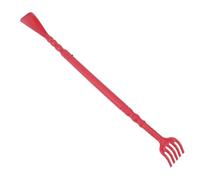SOLUSTRE Calzascarpe Rosso Ergonomico in Pp Leggero Design Cavo e Funzione Massaggiante, Facile da Maneggiare per Anziani e Uso Domestico o Ufficio