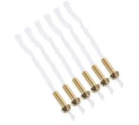 SOLUSTRE Candle Lamp Wick 6Pezzi con Supporto in Lega in Cotone per Lampade a Olio Adatti per Rituali Sacri e Altari Domestici Semplice da Pulire e Trasportare
