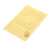 SOLUSTRE Carta Religiosa Oro Superficie Liscia e Resistente, Adesivo Pratico per Decorazione Casa e Luoghi di Culto, Regalo Originale e Utile per Donna e Uomo