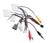 SOLUSTRE Cavo Di Alimentazione Per Navigatore Auto Adattatore Per Stereo Installazione Facile e Veloce Compatibile Con Dispositivi Di Navigazione Schermo Design -and-play Connessione