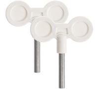 SOLUSTRE Chiavi di Carica per Carillon a Carica Manuale 2 Pezzi 27 Mm Manopola Farfalla in Metallo per Riparazione e Sostituzione Accessori Carillon Artigianali