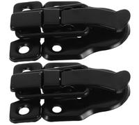 SOLUSTRE Chiusura a Becco D'anatra in Ferro Nero per Casse in Legno Chiusura Sicura e Fermo a Leva, Accessorio Hardware per Armadietti e Scatole Decorative