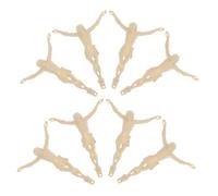 SOLUSTRE Ciondolo Crocifisso e Perla Di Gesù in Resina Bianca, Accessori Per Artigianato Religioso Fai Da Te, Set 8 Pezzi Per Creazione Gioielli e Decorazioni Casa, Collane, Braccialetti, Portachiavi