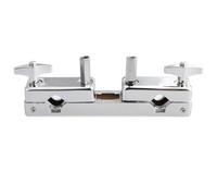 SOLUSTRE Clip Multi-funzione in Lega di Zinco per Supporto Piatti e Batteria, Morsetto Stabile a Doppia Bocca per Sala Strumenti Musicali