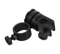 SOLUSTRE Clip per Casco di Sicurezza in Plastica Nera, Supporto Leggero per Lampada Frontale, Fissa Saldamente la Luce, per Attività All'aperto e Cantieri