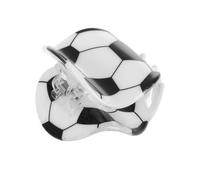 SOLUSTRE Clip per Forma Calcio Piccola in Acrilico per Sottili Accessorio Sportivo Tema Calcio Fermaglio e Versatile