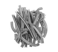 SOLUSTRE Clip per Sigillare Carne per Salsicce in Alluminio 4000 Pezzi a Forma di U, Resistenti e Professionali per Uso Domestico e Ambienti di Confezionamento