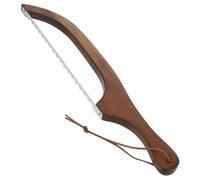 SOLUSTRE Coltello da Pane in Legno con Design a Fiocco, Facile da Pulire e Comodo da Usare, Set per Casa con Sacchetto e Cacciavite