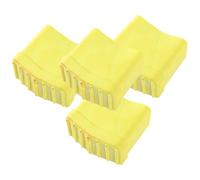 SOLUSTRE Copri Piedini Antiscivolo per Scala in Gomma Spessa, Protezione Resistente per Gambe di Scale a Pioli, Set da 4 Pezzi per Uso Domestico e Lavori di Manutenzione, Cuscinetti