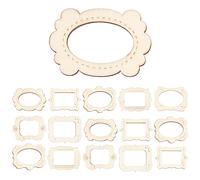 SOLUSTRE Cornici per Decorazioni per Casa Design Intagliato 20 Non in Legno per Creativi DIY per Artigianato e Decorazioni da Porta