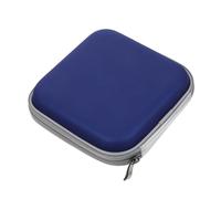 SOLUSTRE Custodia CD Dvd Slot Blu Organizer Compatto con Protettivo Non Antigraffio e Antipolvere per Giochi Musica Video con Zip Robusta e Leggera Colore Casuale Colore Casuale