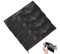 SOLUSTRE Custodia per Microfono Cerniera in PU Set da 4 Pezzi Borsa Porta Microfono Piccola e Leggera per Esterni Custodia Protettiva Antigraffio per Cantanti e Musicisti