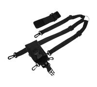 SOLUSTRE Custodia Radio Bidirezionale Resistente con Clip a Molla Staccabile, Cinturino Regolabile in Nylon e Cintura Porta Radio per Vigili del Fuoco e Uso Outdoor