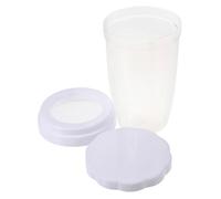 SOLUSTRE Dosatore per Polvere con Coperchio Riutilizzabile in Pp Spargi Zucchero Velo Farina e Cacao Shaker Multifunzionale Compatto per Cucina Domestica