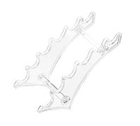 SOLUSTRE Espositore Acrilico Forma Curva per Matite e Eyeliner Organizer Trucco per Lip Gloss Supporto da Banco per Negozio e Ufficio Portapenne e Sopracciglia Multifunzione Trasparente