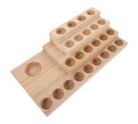 SOLUSTRE Espositore Olio Essenziale in Legno Solido Strati Organizer Bottiglie Aromaterapia Stabile per Cucina e Bagno Supporto Elegante per Conservazione e Esposizione Olio Essenziale