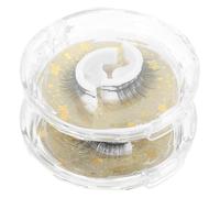 SOLUSTRE Extension Ciglia Finte Naturali Autoadesive Ciglia da Donna Riutilizzabili senza Colla per Trucco Quotidiano e Feste Set 4 Paia Morbide e Folte